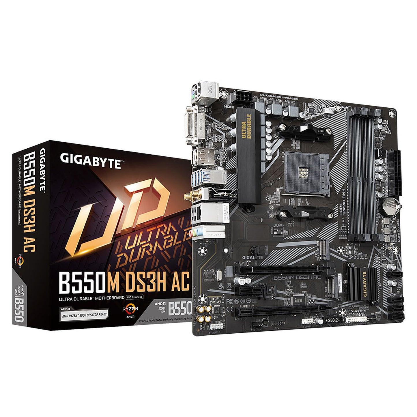 GIGABYTE B550M DS3H AC DDR4