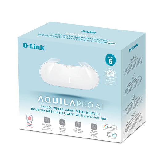 D-LINK AQUILA PRO AI M60 ROUTEUR MESH WIFI6 AX6000